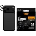 iPhone 18 Pro/18 Pro Max PanzerGlass Hoops Ceramic II kameralinsbeskyttelse - svart