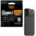 iPhone 18 Pro/18 Pro Max PanzerGlass Hoops Ceramic II kameralinsbeskyttelse - svart