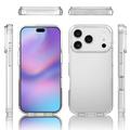 iPhone 18 Pro Ripebestandig Hybrid-deksel - Gjennomsiktig