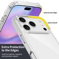 iPhone 18 Pro Ripebestandig Hybrid-deksel - Gjennomsiktig