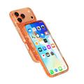 iPhone 18 Pro Stylish Glitter Series Hybrid-deksel - MagSafe-kompatibel - Oransje