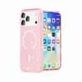 iPhone 18 Pro Stylish Glitter Series Hybrid-deksel - MagSafe-kompatibel - Rosa