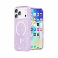 iPhone 18 Pro Stylish Glitter Series Hybrid-deksel - MagSafe-kompatibel - Lilla