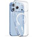 iPhone 18 Pro Tech-Protect FlexAir Glitter MagSafe TPU-deksel - Gjennomsiktig
