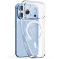 iPhone 18 Pro Tech-Protect FlexAir magnetisk TPU-deksel - klart