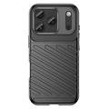 iPhone 18 Pro/17 Pro Thunder Series TPU-deksel - Svart