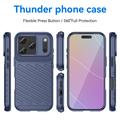 iPhone 18 Pro/17 Pro Thunder Series TPU-deksel - Blå