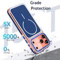 iPhone 18 Pro Tofarget hybrid-deksel - MagSafe-kompatibel - blå