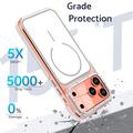 iPhone 18 Pro Tofarget hybrid-deksel - MagSafe-kompatibel - hvit