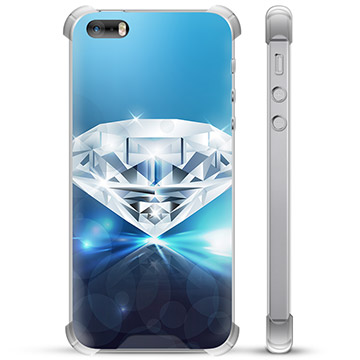 iPhone 5/5S/SE Hybrid-deksel - Diamant