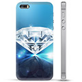 iPhone 5/5S/SE TPU-deksel - Diamant