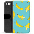 iPhone 5/5S/SE Premium Lommebok-deksel - Bananer