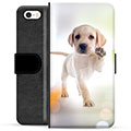 iPhone 5/5S/SE Premium Lommebok-deksel - Hund