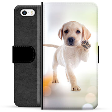 iPhone 5/5S/SE Premium Lommebok-deksel - Hund