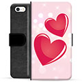 iPhone 5/5S/SE Premium Lommebok-deksel - Love