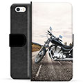 iPhone 5/5S/SE Premium Lommebok-deksel - Motorsykkel