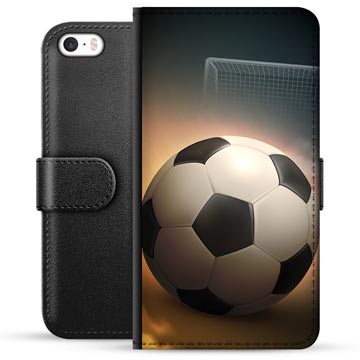 iPhone 5/5S/SE Premium Lommebok-deksel - Fotball