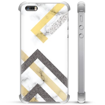 iPhone 5/5S/SE Hybrid-deksel - Abstrakt Marmor