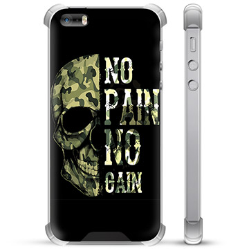 iPhone 5/5S/SE Hybrid-deksel - No Pain, No Gain