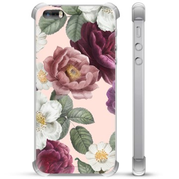 iPhone 5/5S/SE Hybrid-deksel - Romantiske Blomster