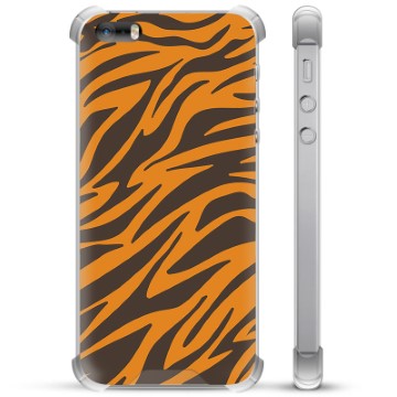 iPhone 5/5S/SE Hybrid-deksel - Tiger