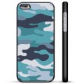 iPhone 5/5S/SE Beskyttelsesdeksel - Blå Kamuflasje