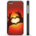 iPhone 5/5S/SE Beskyttelsesdeksel - Hjertesilhuett