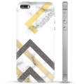iPhone 5/5S/SE TPU-deksel - Abstrakt Marmor