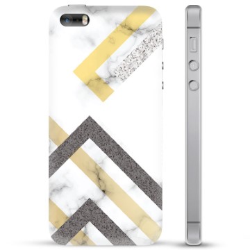 iPhone 5/5S/SE TPU-deksel - Abstrakt Marmor