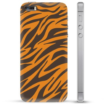 iPhone 5/5S/SE TPU-deksel - Tiger
