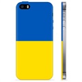 iPhone 5/5S/SE TPU-deksel Ukrainsk flagg - Gul og lyseblå