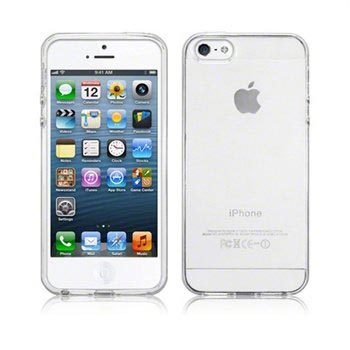 iPhone 5 / 5S / SE Silikon Veske - Frost Hvit