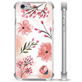 iPhone 6 / 6S Hybrid-deksel - Rosa Blomster
