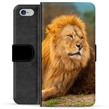 iPhone 6 / 6S Premium Lommebok-deksel - Løve