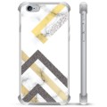 iPhone 6 Plus / 6S Plus Hybrid-deksel - Abstrakt Marmor