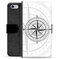 iPhone 6 / 6S Premium Lommebok-deksel - Kompass