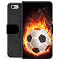 iPhone 6 / 6S Premium Lommebok-deksel - Fotballflamme