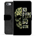 iPhone 6 / 6S Premium Lommebok-deksel - No Pain, No Gain