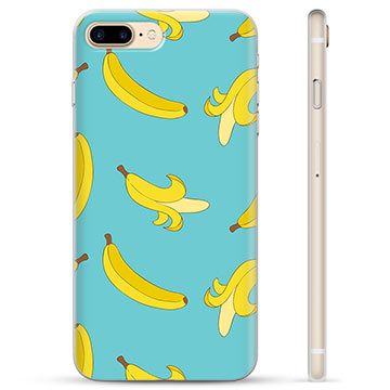 iPhone 7 Plus / iPhone 8 Plus TPU-deksel - Bananer
