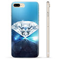 iPhone 7 Plus / iPhone 8 Plus TPU-deksel - Diamant