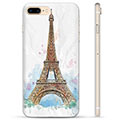 iPhone 7 Plus / iPhone 8 Plus TPU-deksel - Paris