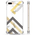 iPhone 7 Plus / iPhone 8 Plus Hybrid-deksel - Abstrakt Marmor