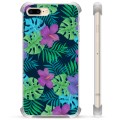 iPhone 7 Plus / iPhone 8 Plus Hybrid-deksel - Tropiske Blomster