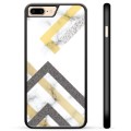 iPhone 7 Plus / iPhone 8 Plus Beskyttelsesdeksel - Abstrakt Marmor