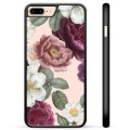 iPhone 7 Plus / iPhone 8 Plus Beskyttelsesdeksel - Romantiske Blomster