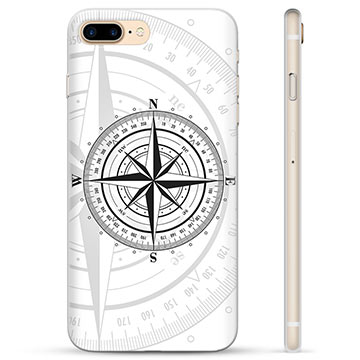 iPhone 7 Plus / iPhone 8 Plus TPU-deksel - Kompass