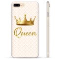 iPhone 7 Plus / iPhone 8 Plus TPU-deksel - Dronning
