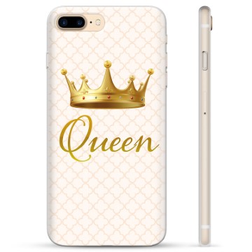 iPhone 7 Plus / iPhone 8 Plus TPU-deksel - Dronning