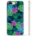 iPhone 7 Plus / iPhone 8 Plus TPU-deksel - Tropiske Blomster
