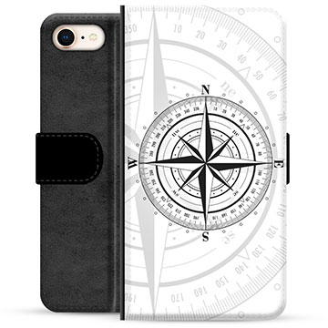 iPhone 7/8/SE (2020)/SE (2022) Premium Lommebok-deksel - Kompass
